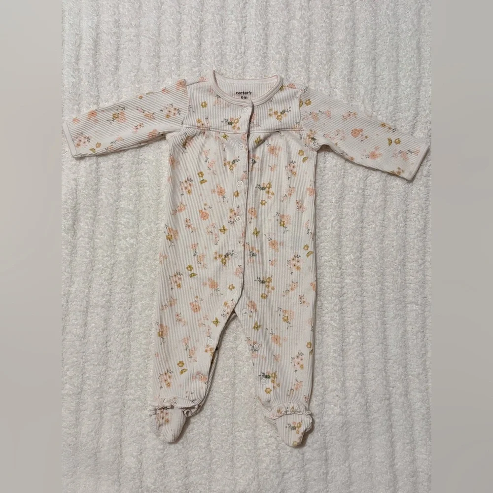 Carter’s Floral Baby Footie